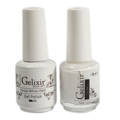 GELIXIR | DUO GEL & LACQUER - WHITE