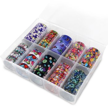 NAIL ART TRANSFER FOIL 10pk - NF03
