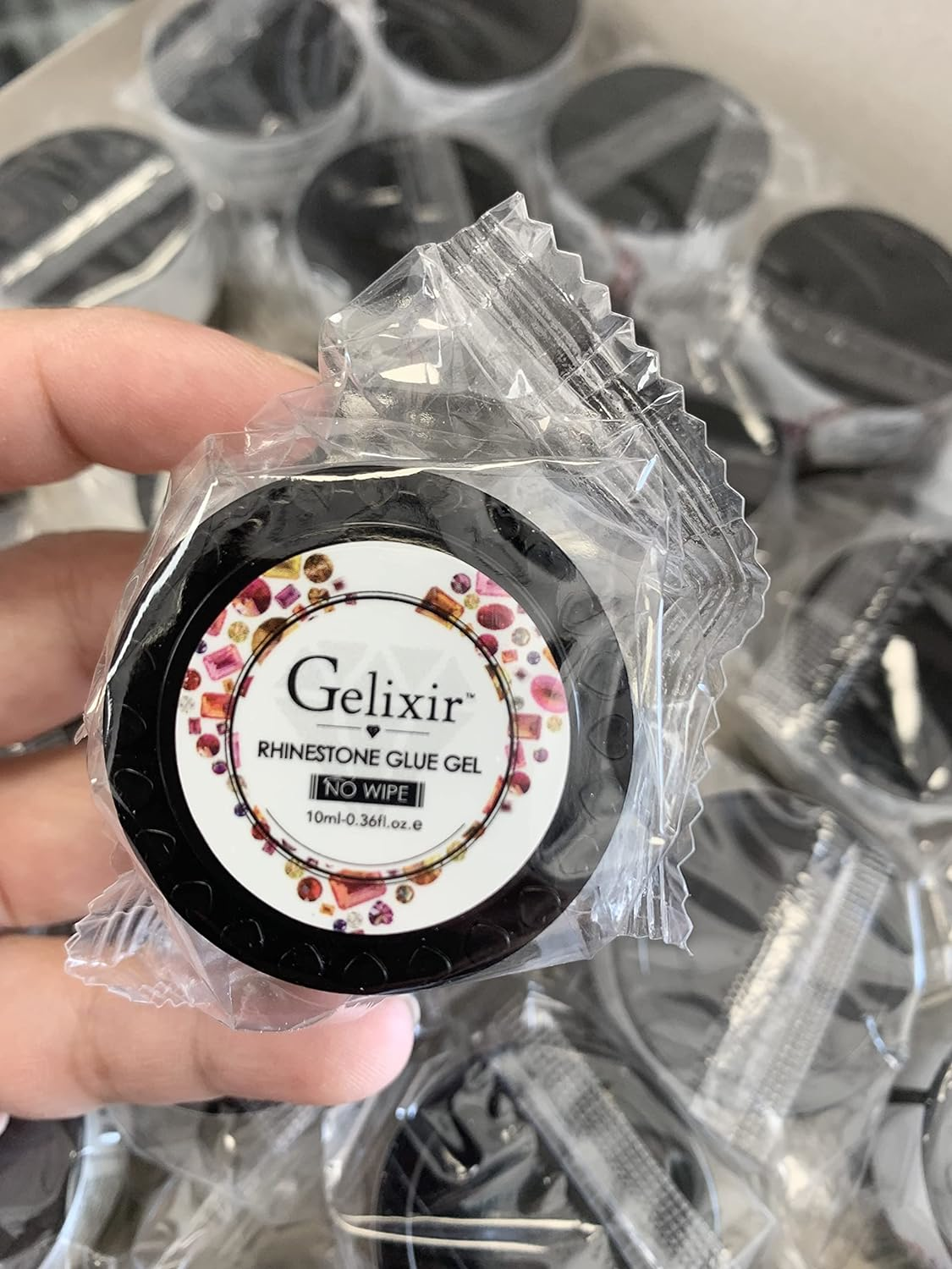 GELIXIR | RHINESTONE GEL GLUE | (0.36 OZ) JAR