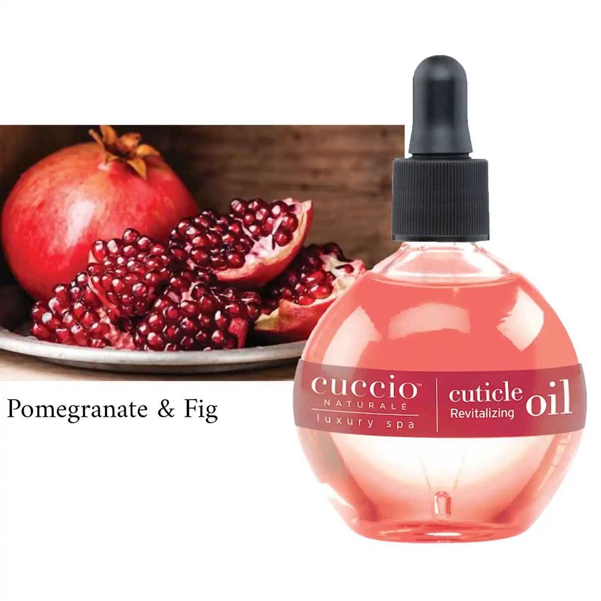 CUCCIO - POMEGRANATE CUTICLE REVITALIZING OIL - 2.5 OZ
