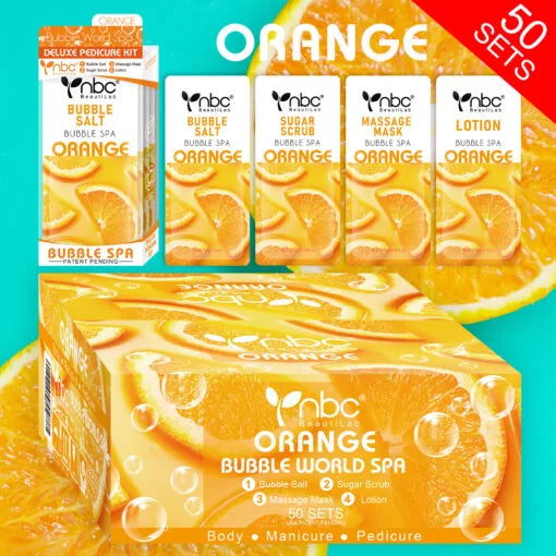 NBC 4 Step BUBBLE SPA - ORANGE