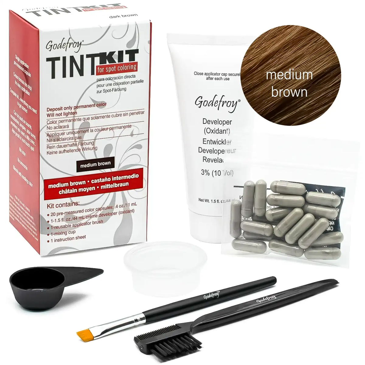 GODEFROY TINT KIT - MEDIUM BROWN