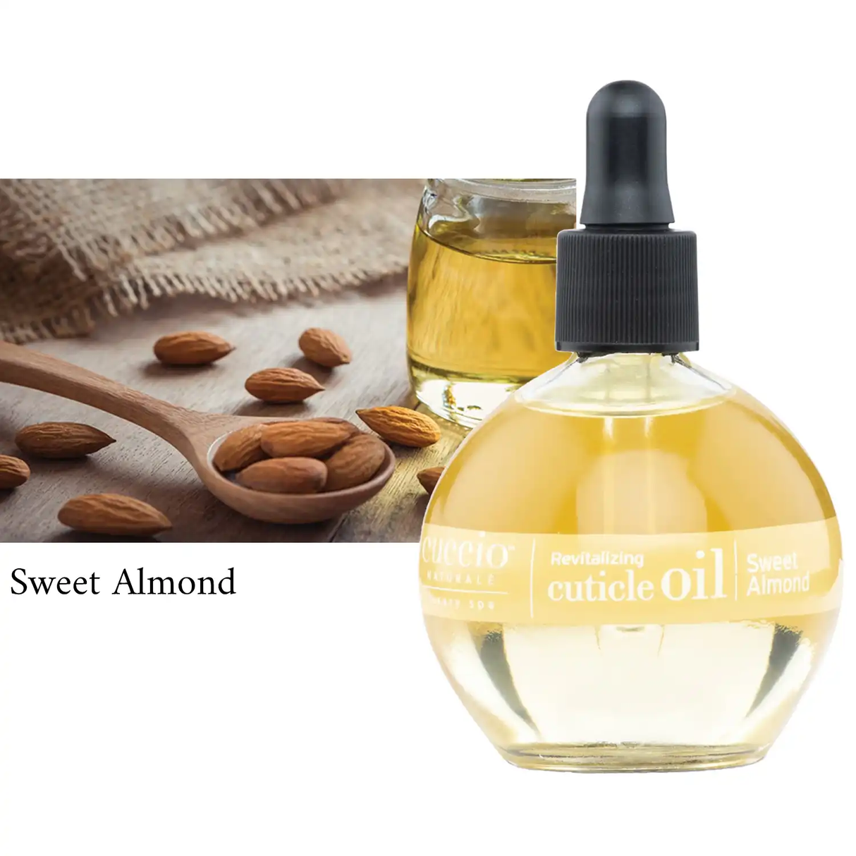 CUCCIO - SWEET ALMOND CUTICLE REVITALIZING OIL - 2.5 OZ