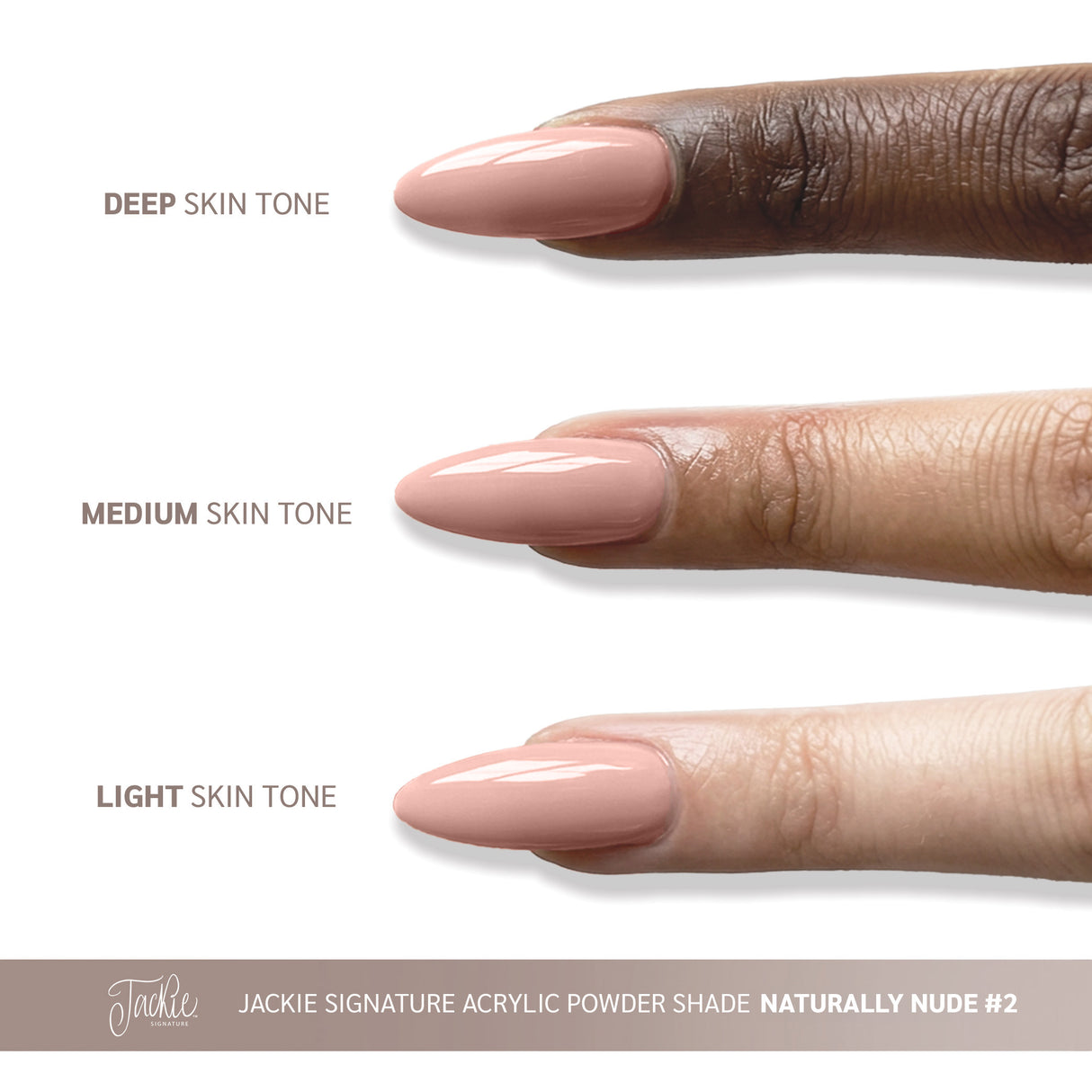 JACKIE SIGNATURE | OMBRE POWDER COLLECTION - NATURALLY NUDE OMBRE #2 (16 OZ)