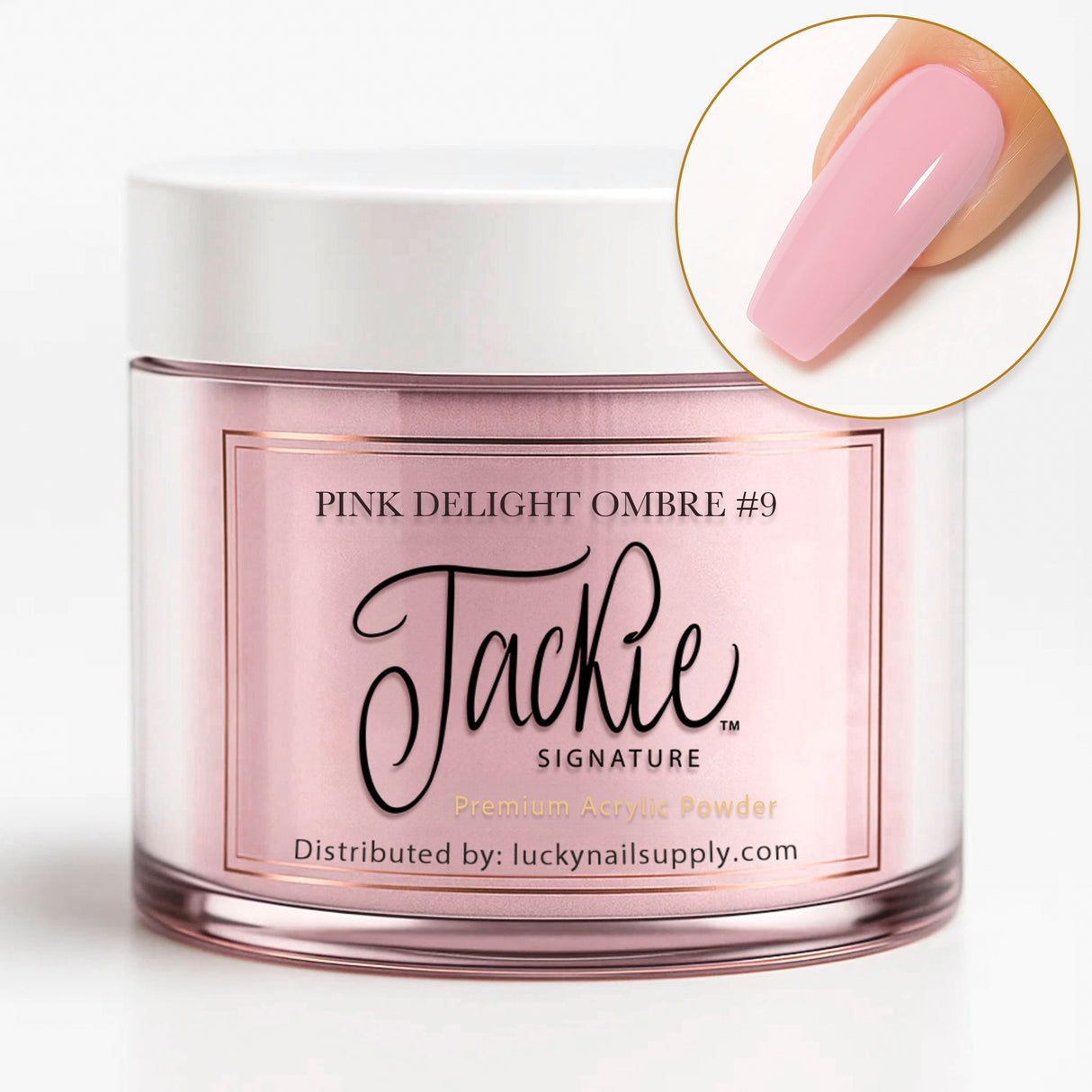 JACKIE SIGNATURE | OMBRE POWDER COLLECTION #9 PINK DELIGHT OMBRE (4OZ)