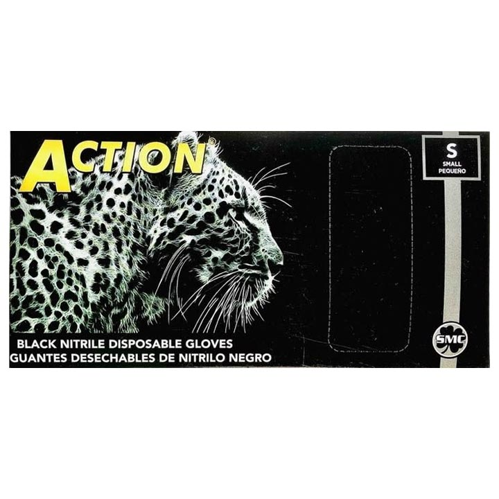 ACTION GLOVES BLACK - Single