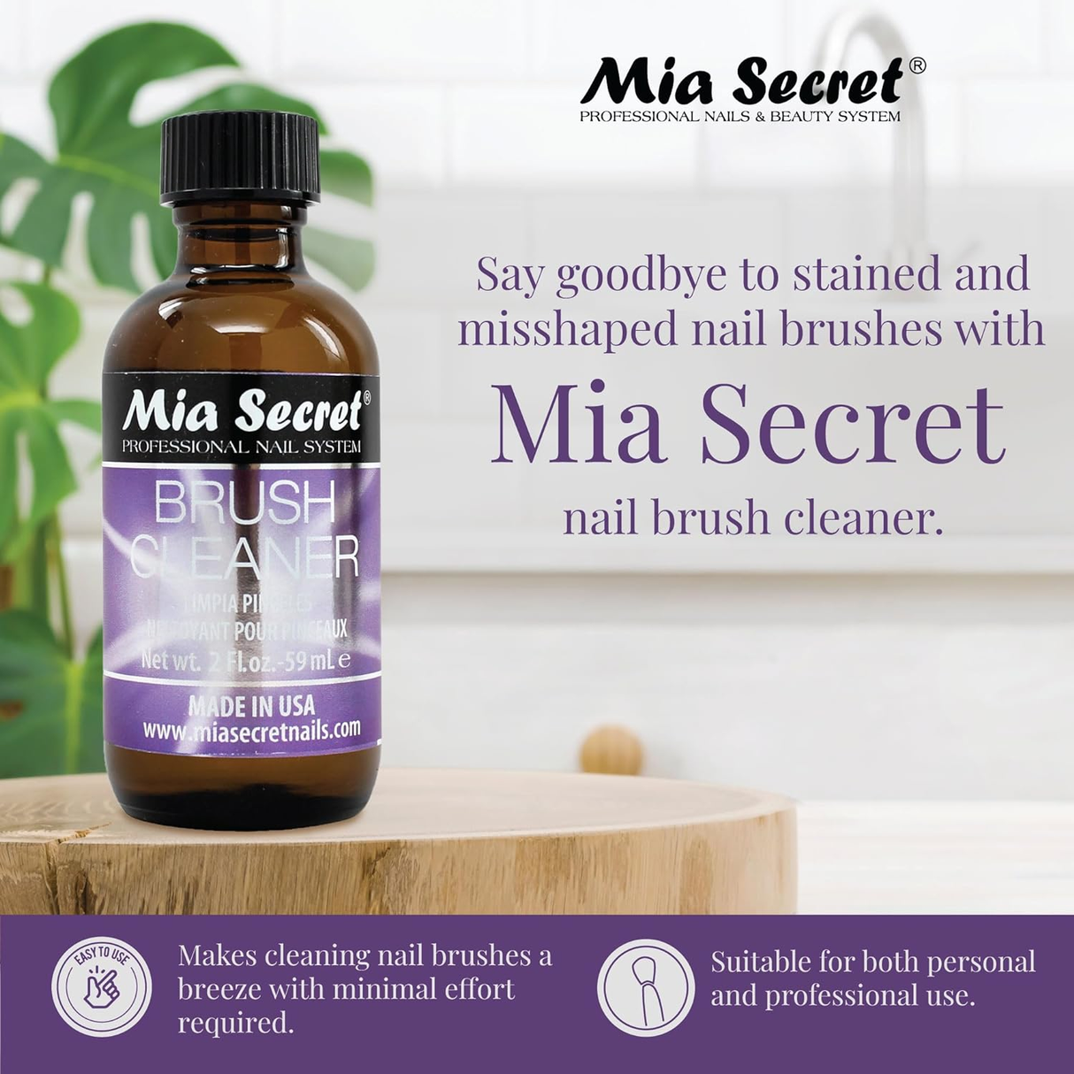 MIA SECRET | BRUSH CLEANER LIQUID (2 OZ)