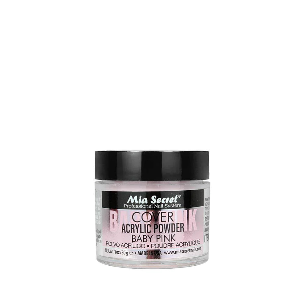 MIA SECRET | COVER BABY PINK ACRYLIC POWDER (1 OZ)
