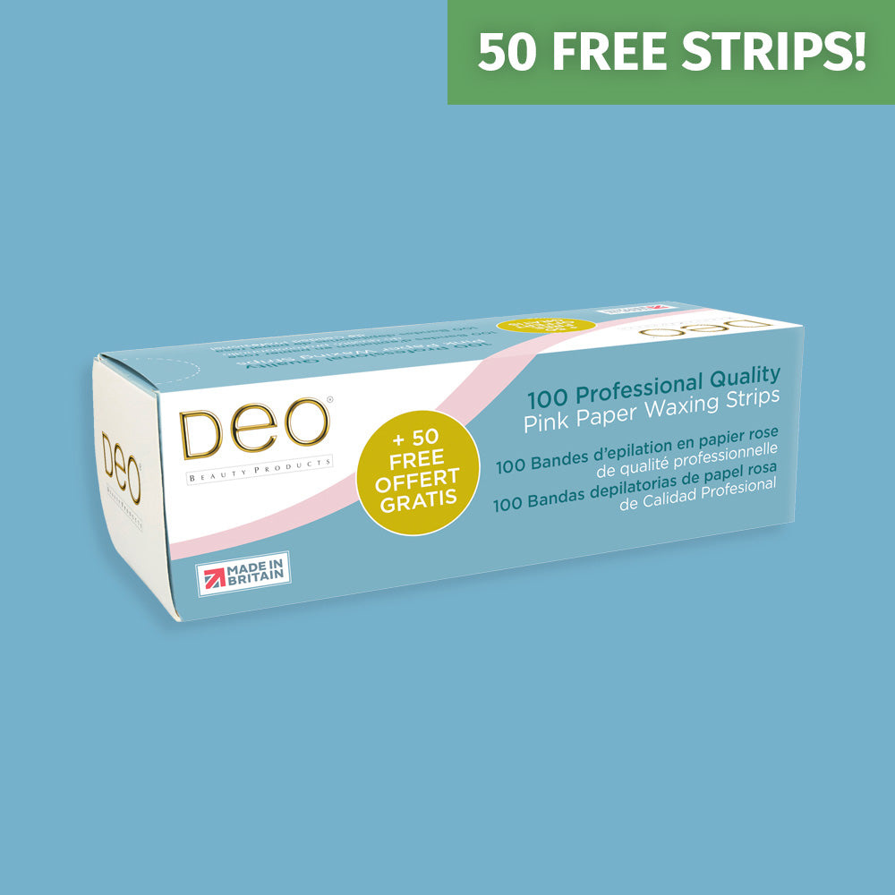 DEO BEAUTY | PINK PAPER WAXING STRIPS (150 Pcs)