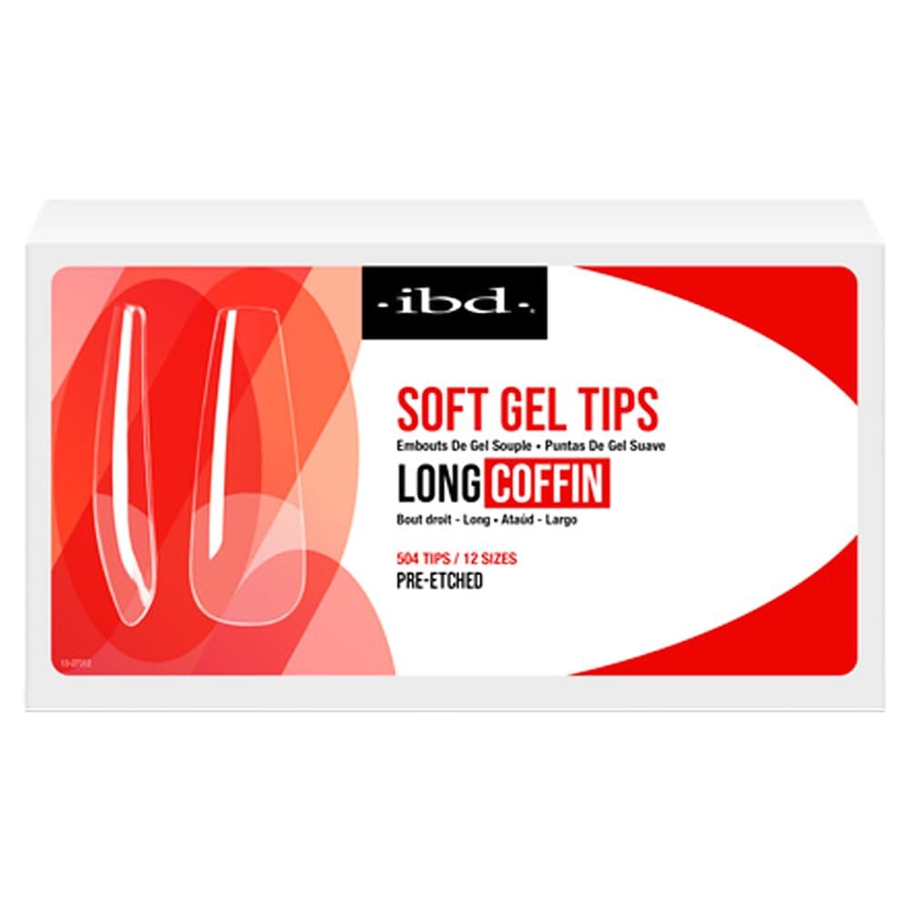 IBD | SOFT GEL LONG COFFIN - 504 TIPS