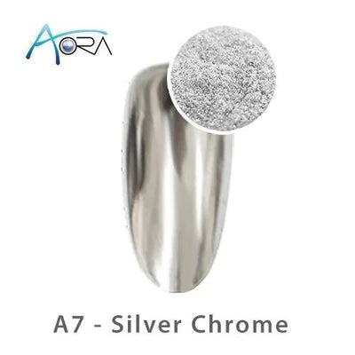 A-ORA CHROME | METALIC HOLOGRAM SILVER - 1G