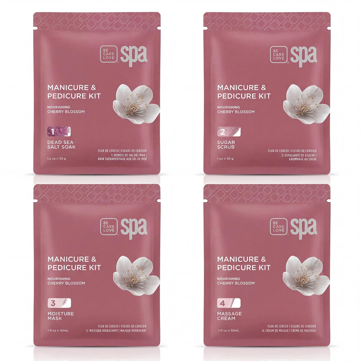BCL SPA | 4 STEP PEDICURE | NOURISHING CHERRY BLOSSOM