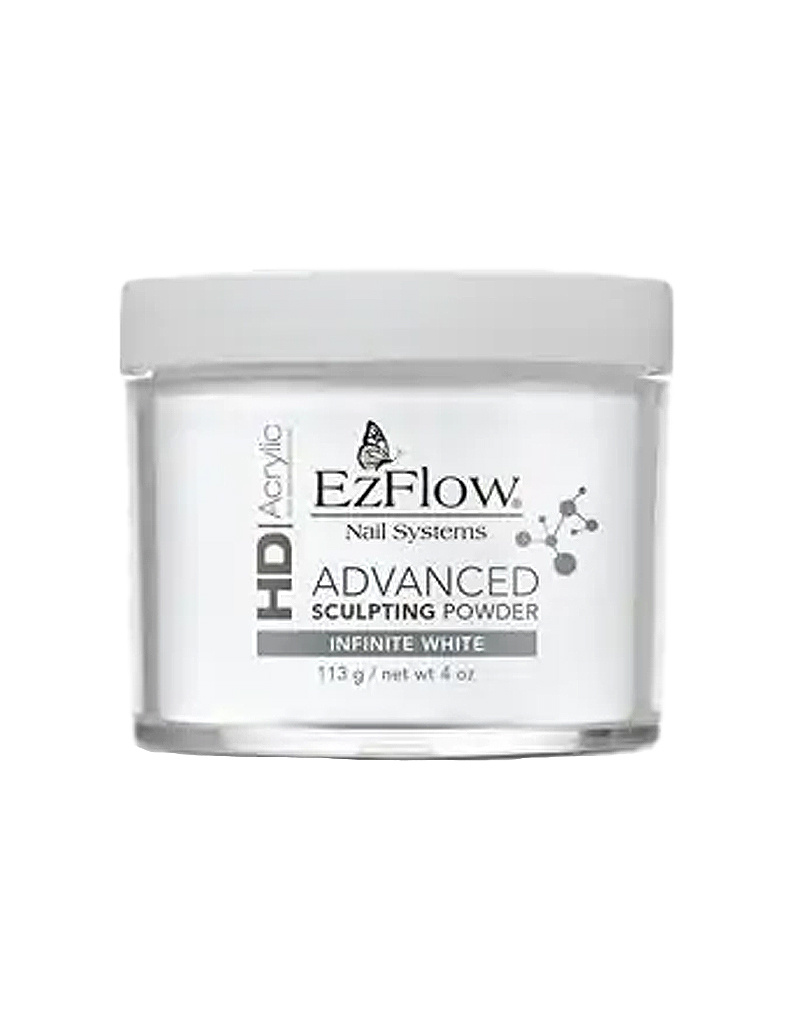EZFLOW | HD ACRYLIC POWDER - INFINITE WHITE (4 OZ)