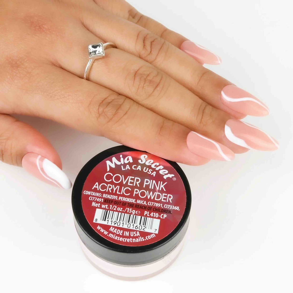 MIA SECRET | COVER PINK ACRYLIC POWDER (2 OZ)