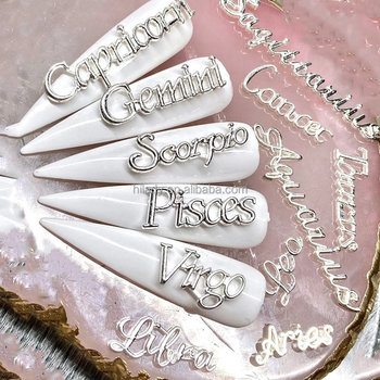 ZODIAC NAIL CHARM - SILVER