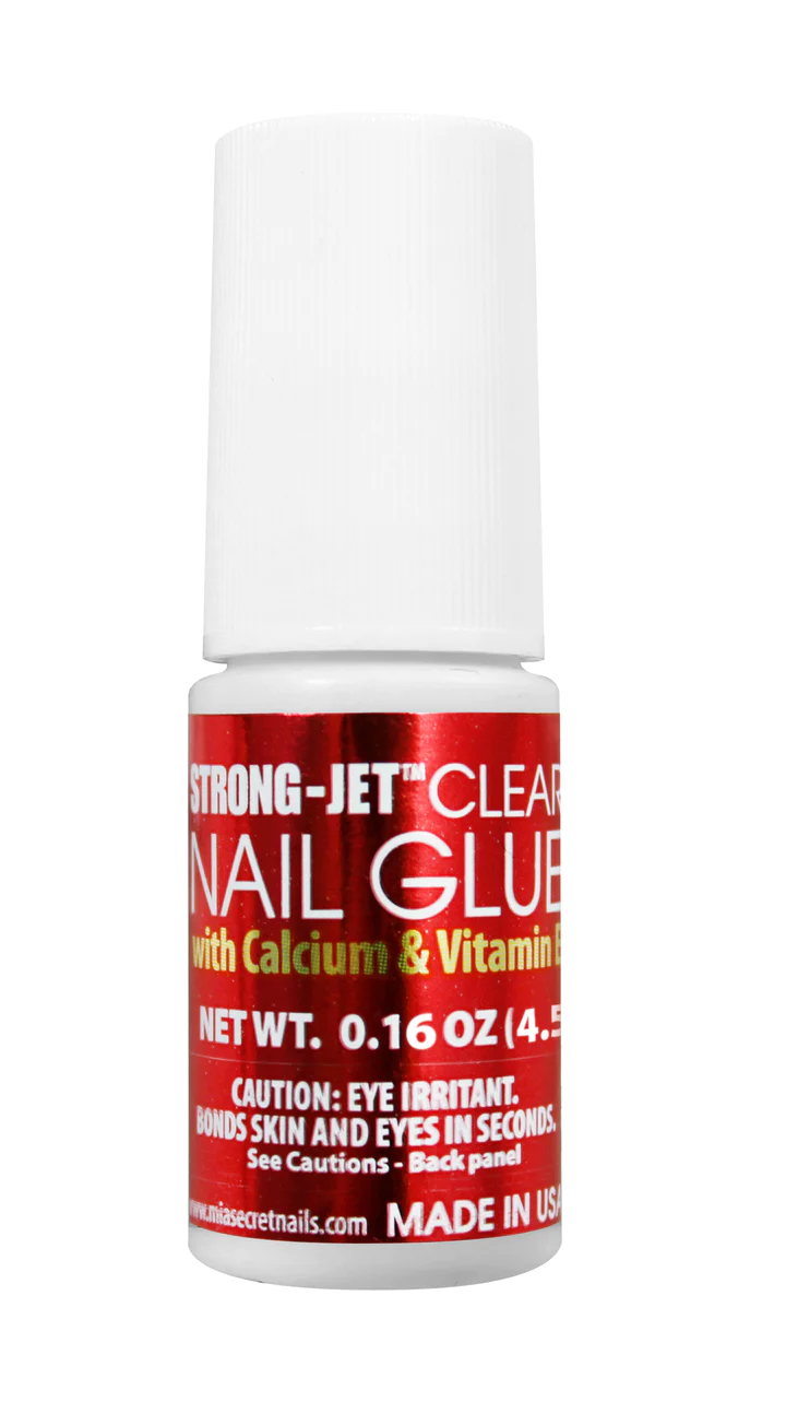 MIA SECRET | BRUSH ON STRONG JET CLEAR NAIL GLUE | 4.5g