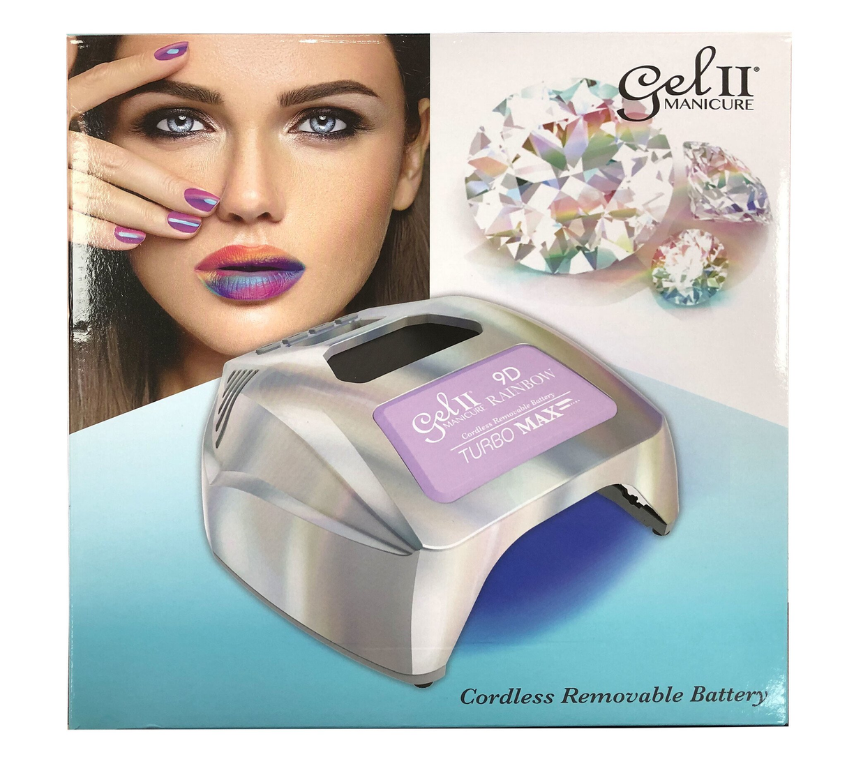 GEL II CORDLESS LAMP - 9D RANIBOW TURBO MAX