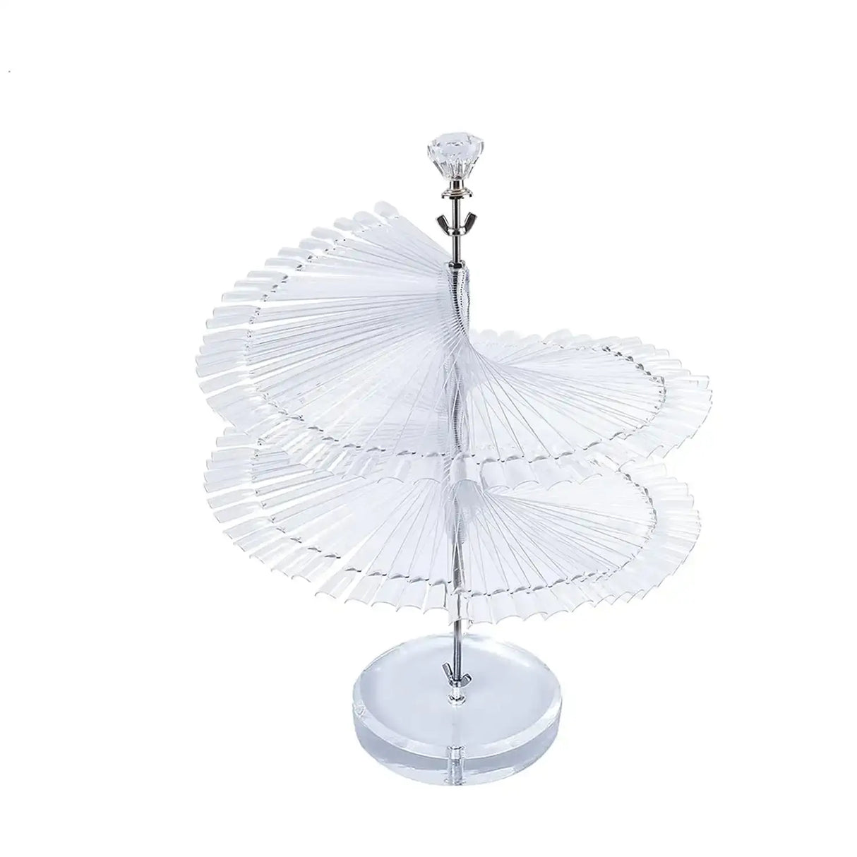 120 PCS CLEAR NAIL TIP DISPLAY STAND