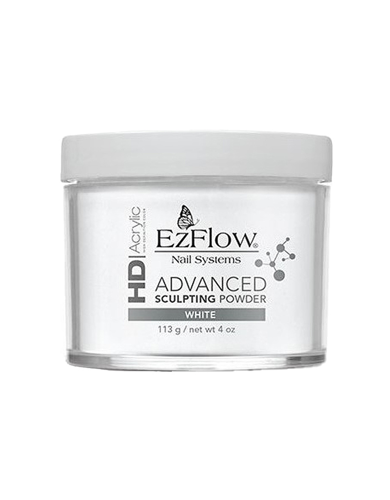 EZFLOW | HD ACRYLIC POWDER - WHITE (4 OZ)