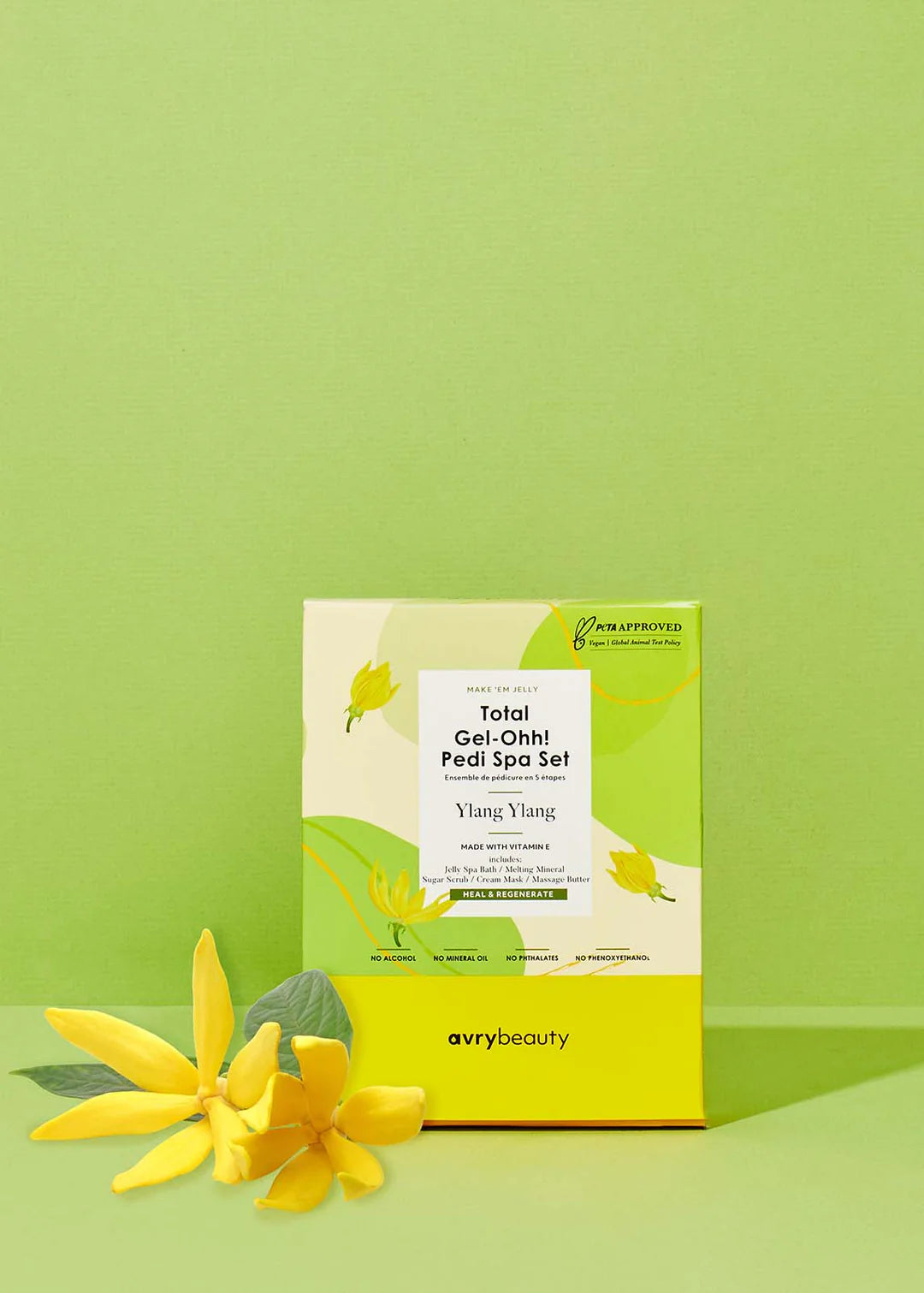 AVRY 5 STEP PEDI KIT - YLANG YLANG