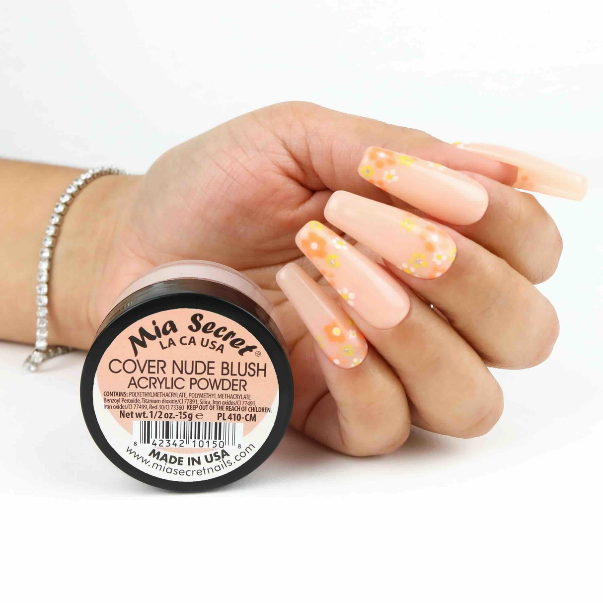 MIA SECRET | COVER NUDE BLUSH ACRYLIC POWDER (2 OZ)