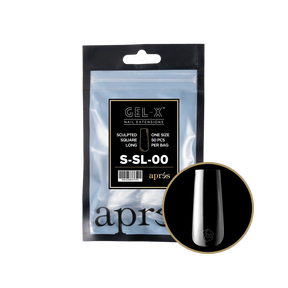 Tips Refill Bags - Apres Gel-X - Sculpted Square Long (50pcs) - #00