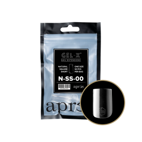 Tips Refill Bags - Apres Gel-X - Natural Square Short (50pcs) - #00