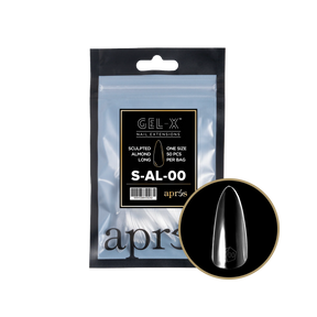 Tips Refill Bags - Apres Gel-X - Sculpted Almond LONG(50pcs) - #00