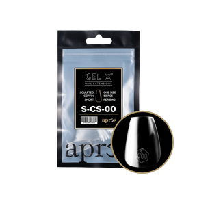 Tips Refill Bags - Apres Gel-X - Sculpted Coffin Short (50pcs) - #00