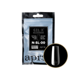 TIPS REFILL BAGS | APRES GEL-X | NATURAL SQUARE LONG (50pcs)