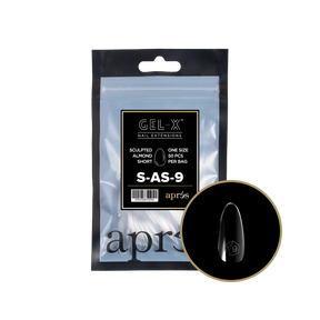Tips Refill Bags - Apres Gel-X - Sculpted Almond Short (50pcs) - #00
