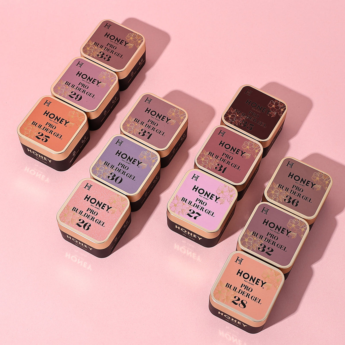 HONEY NAIL SECRET | PRO BUILDER GEL COLLECTION 3 - HEMA & TPO FREE