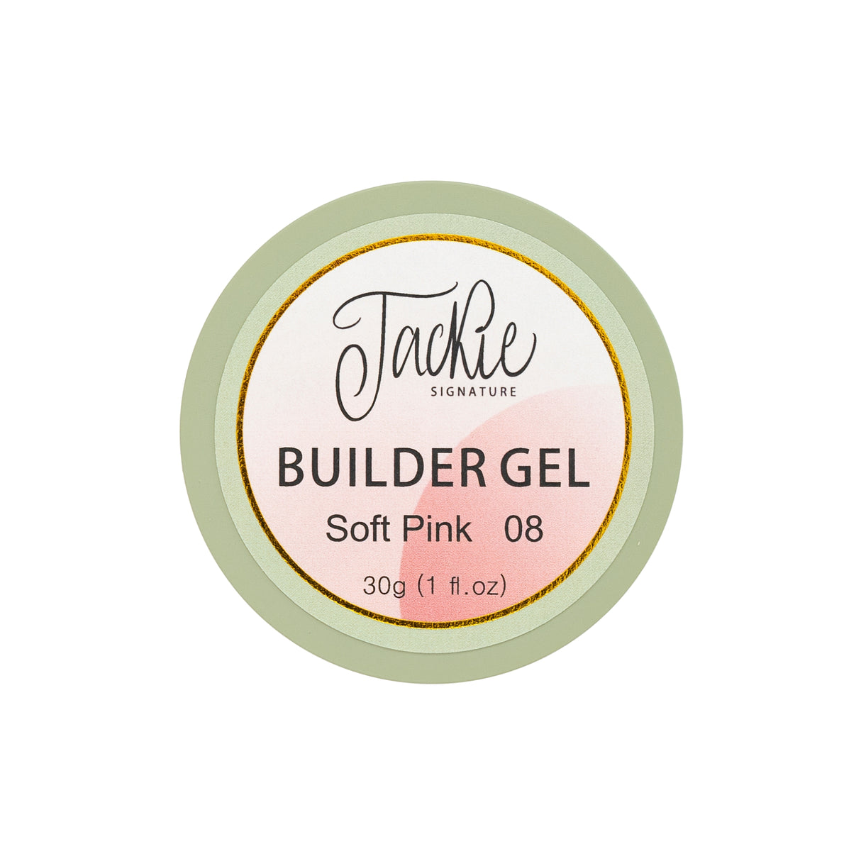 JACKIE SIGNATURE | BUILDER GEL JAR 30g #08 SOFT PINK