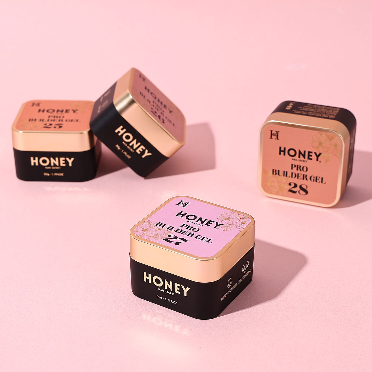 HONEY NAIL SECRET | PRO BUILDER GEL COLLECTION 3 - HEMA & TPO FREE