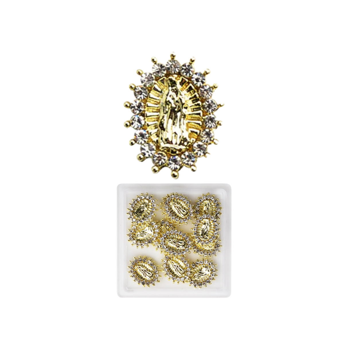 NAIL CHARM | VIRGIN MARY | PACK OF 12