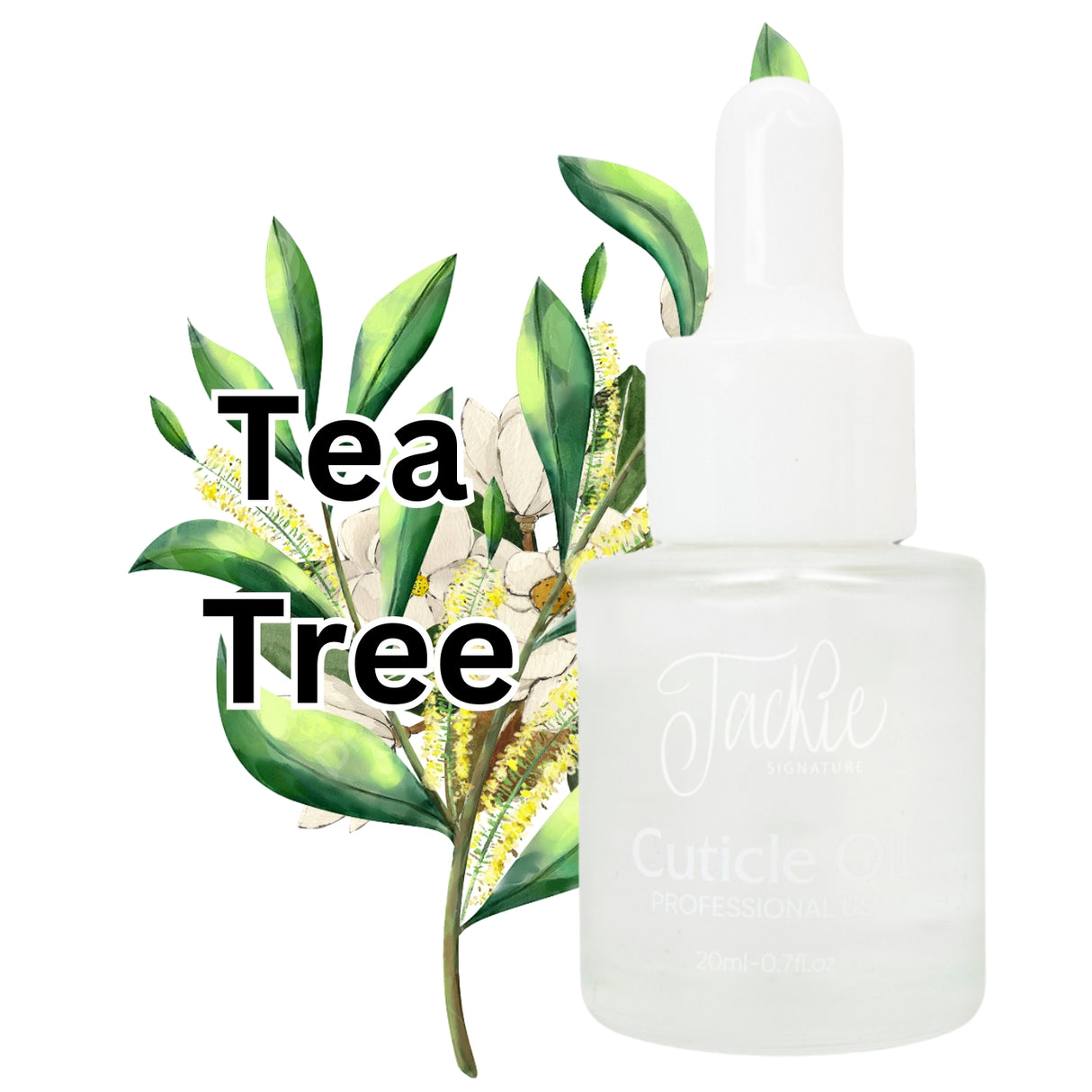 JACKIE SIGNATURE - CUTICLE OIL 20ML - TEA TREE