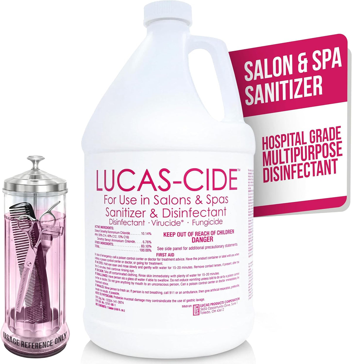 SANITIZER | LUCAS CIDE | PINK - GALLON