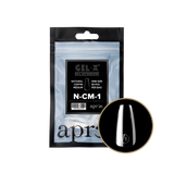 TIPS REFILL BAGS | APRES GEL-X | NATURAL COFFIN MEDIUM (50pcs)