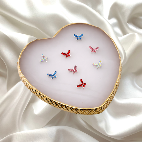 COLOR MIX BUTTERFLY CHARM - BAG OF 20 PCS