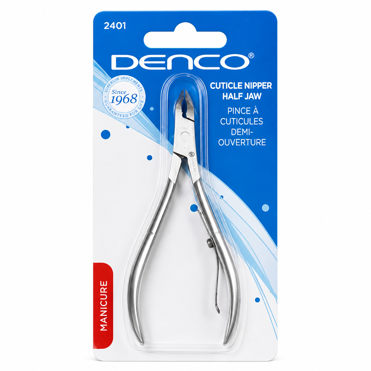 DENCO |  CUTICLE NIPPER  - HALF JAW