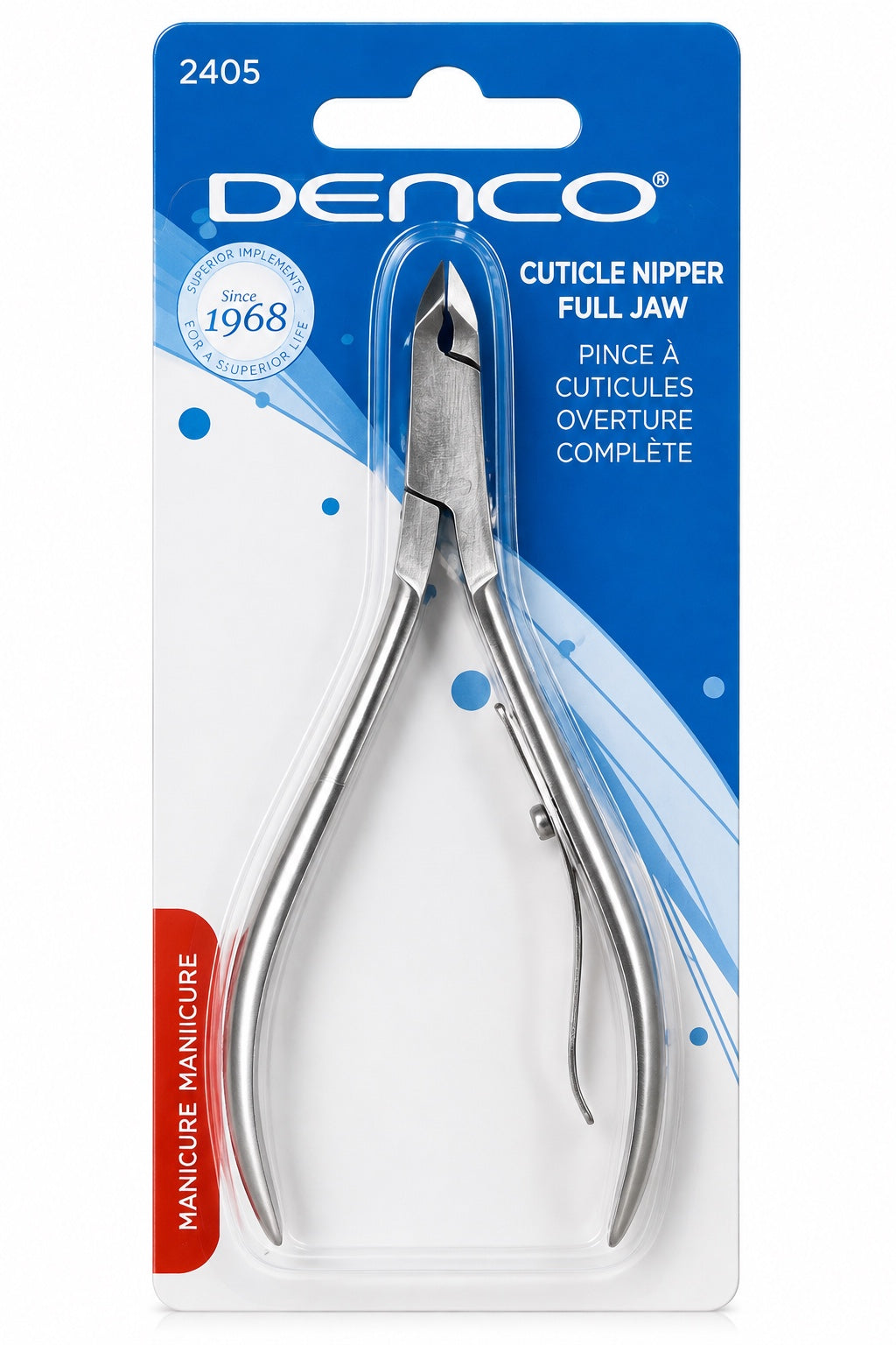 DENCO |  CUTICLE NIPPER SINGLE - FULL JAW