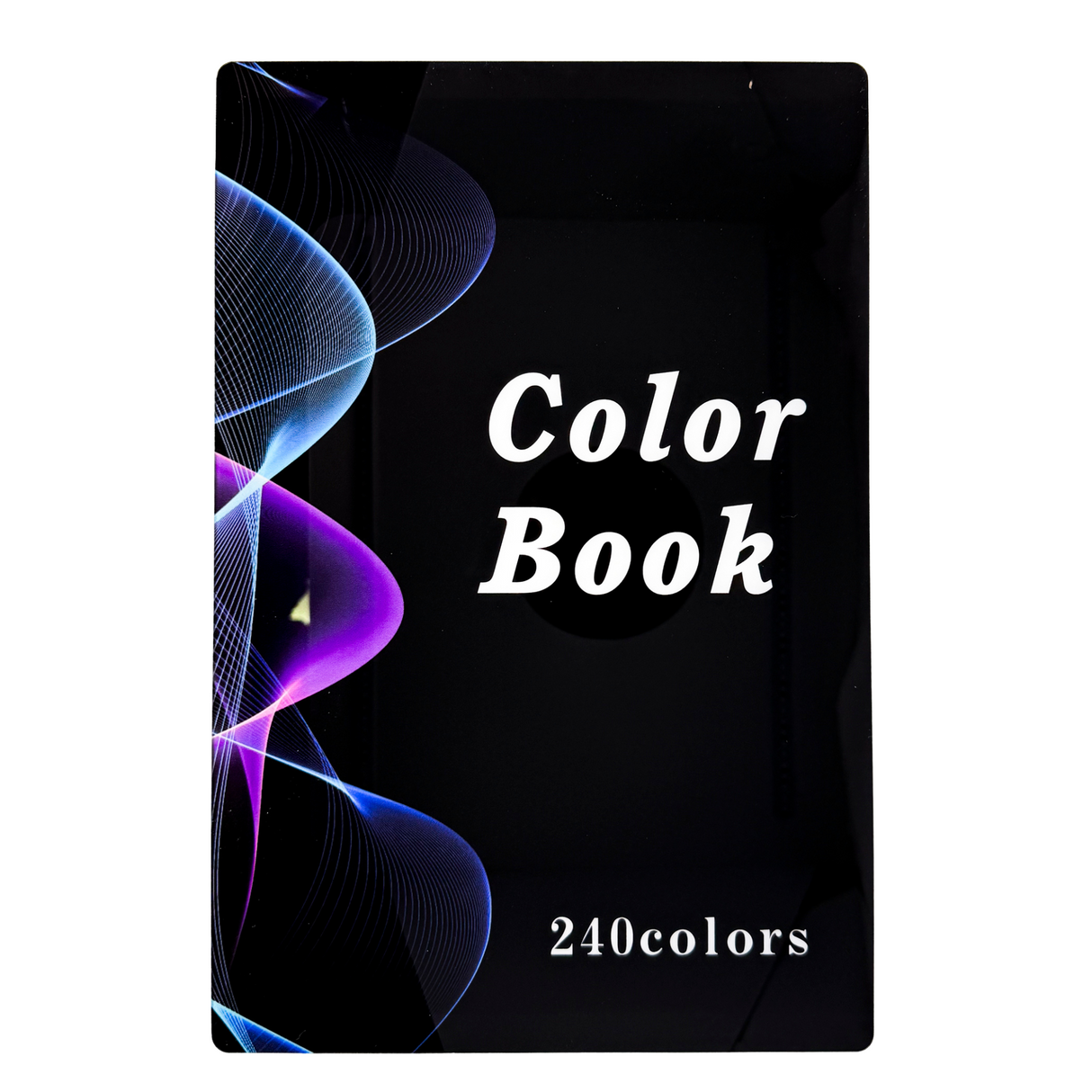 DISPLAY BOOK - BLACK COLOR - 240 Nails