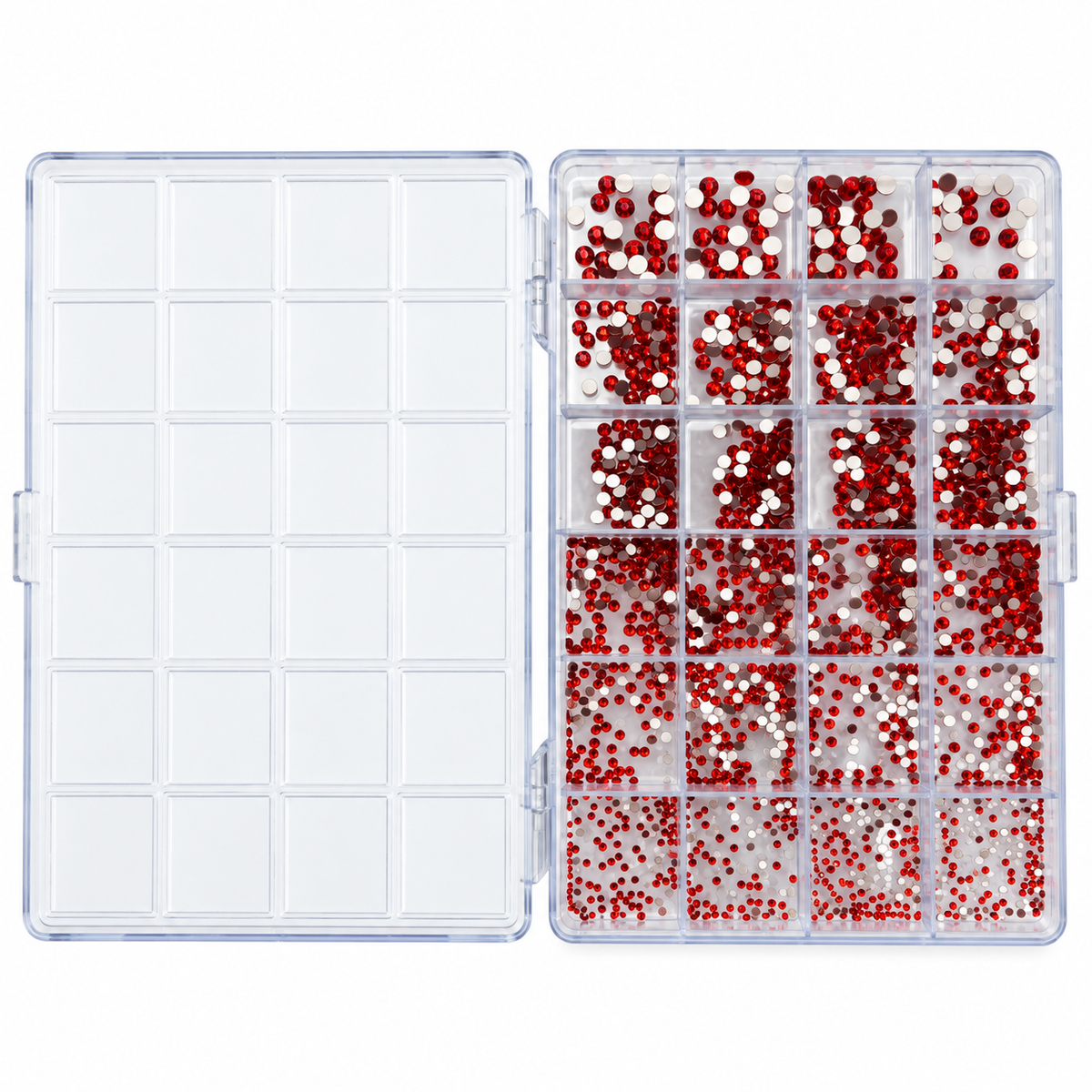 GLASS RHINESTONE | BOX OF 6 SIZE