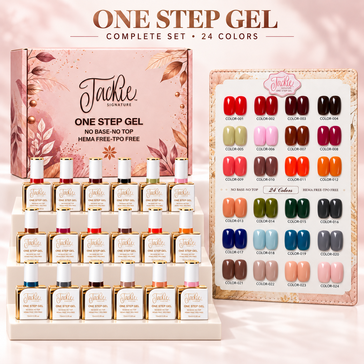 Jackie Signature One Step Gel 24-color set