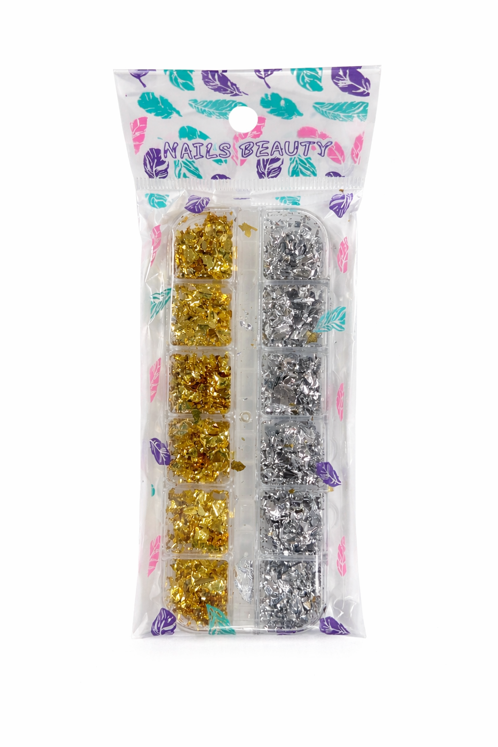 NAIL FLAKE FOIL | 12 GRID