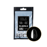 TIPS REFILL BAGS | APRES GEL-X | NATURAL ALMOND X-SHORT (50pcs)