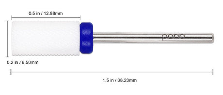 NAIL DRILL BIT | PANA | CERAMIC BARREL STRAIGHT K3 ( M )