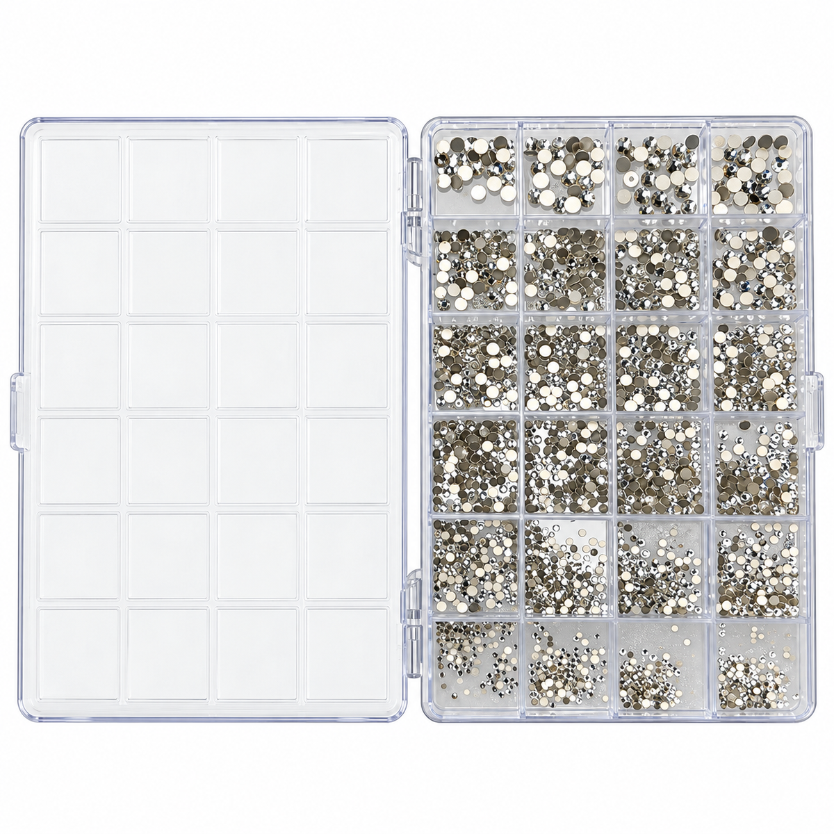 GLASS RHINESTONE | BOX OF 6 SIZE