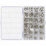 GLASS RHINESTONE | BOX OF 6 SIZE