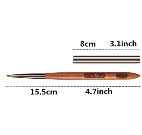 3D BRUSH | Triangular Petal Nail Brush